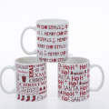11oz Standard Steinzeugkaffeetassen Zypressen Home Tassen für Werbeaktionen